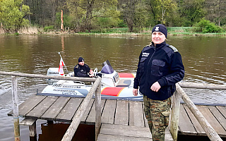 Funkcjonariusze Straży Granicznej wraz z ochotnikami posprzątali brzegi Łyny